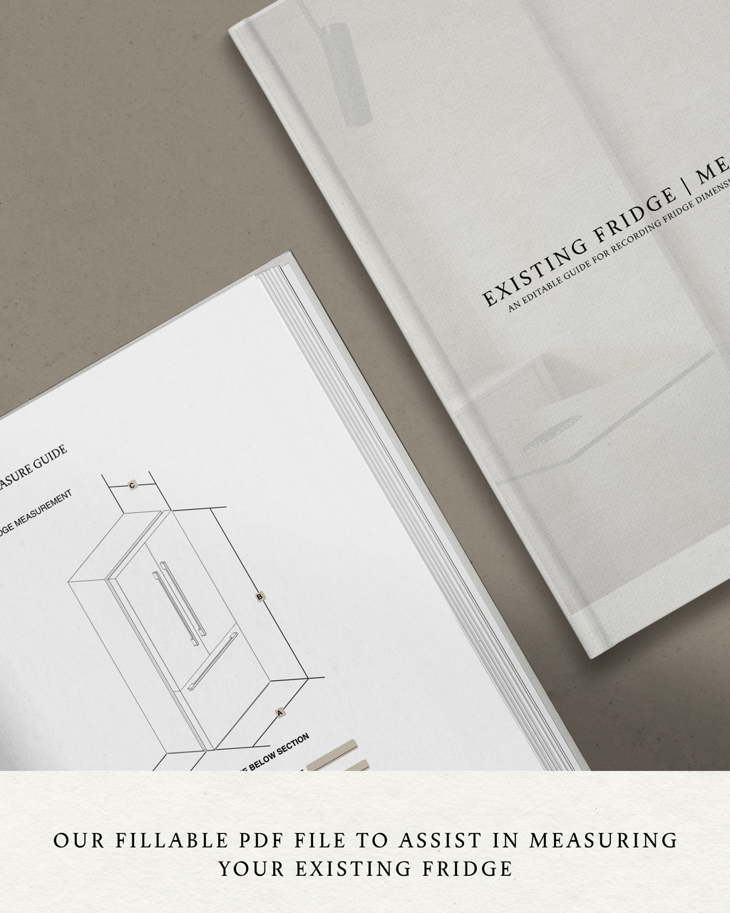 EXISTING FRIDGE MEASURE