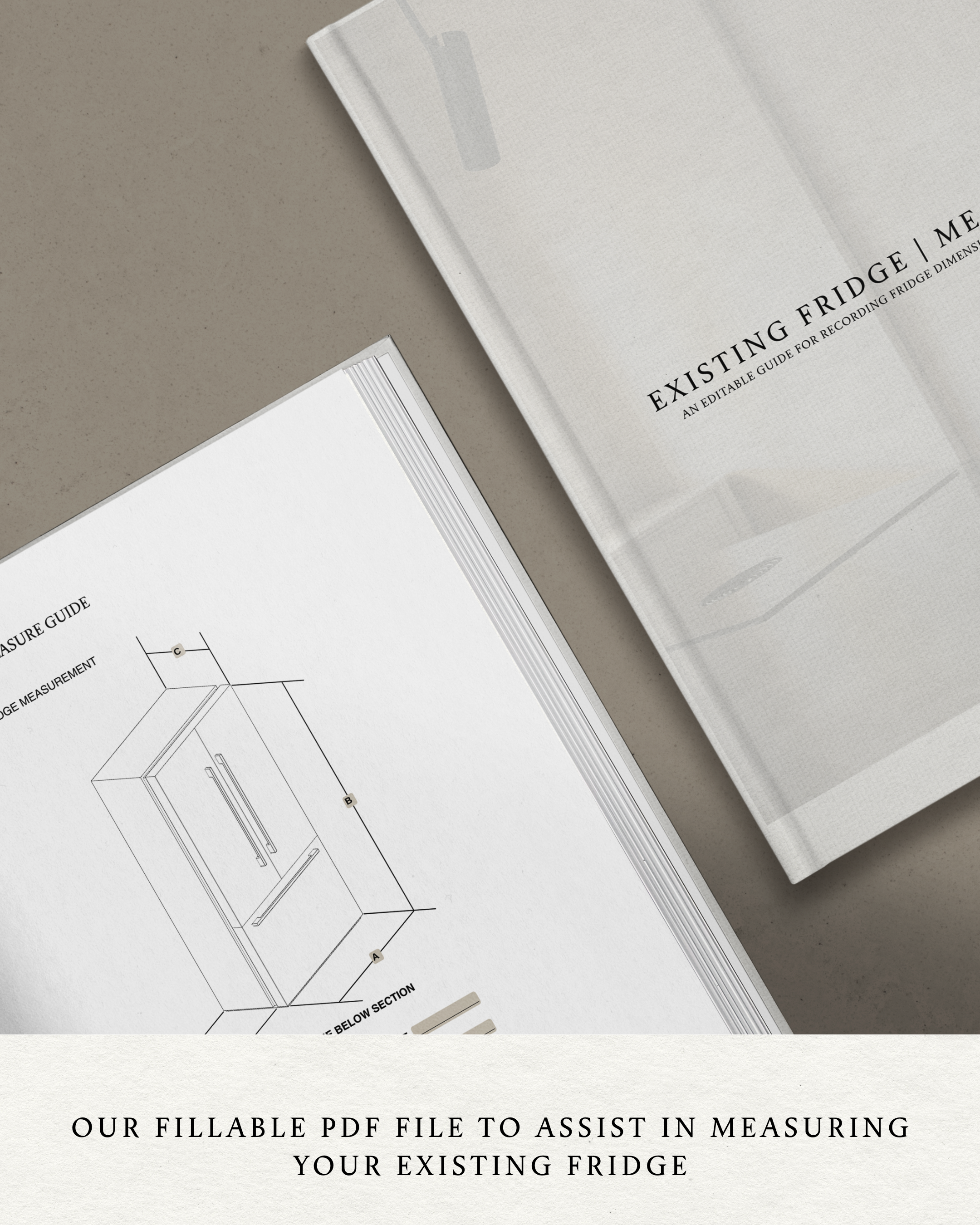 EXISTING FRIDGE MEASURE