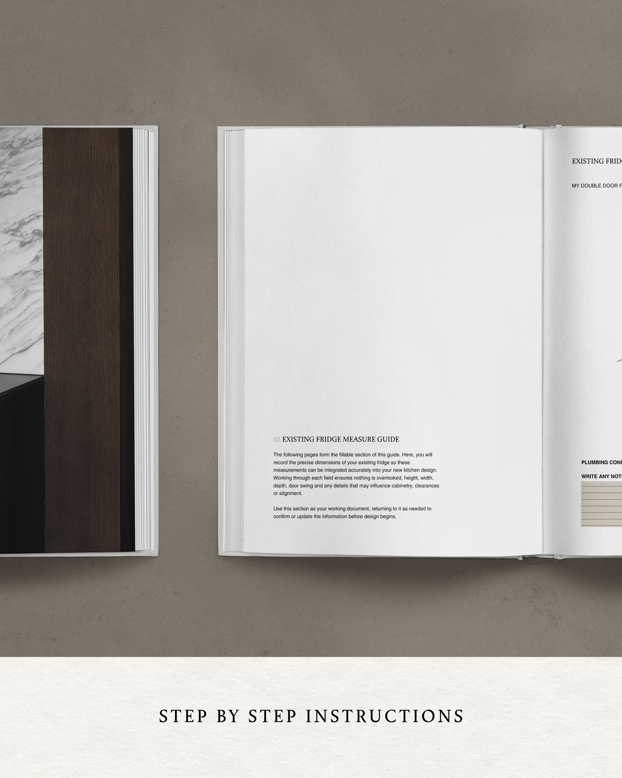 EXISTING FRIDGE MEASURE